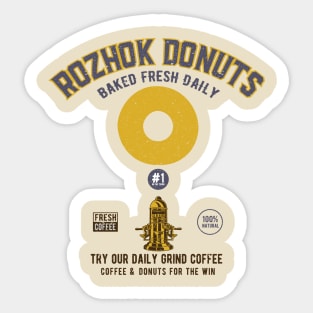 Rozhok Donuts Sticker